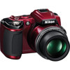 Nikon Coolpix L120 Digital Camera with 14.1 Megapixels, 21x Optical Zoom, 3 inch LCD Display, HD (720p) Movies, 5 Way Image Stabilization System, Red
