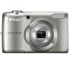 Nikon Coolpix L26 16.1 Megapixel Digital Camera with 5x Optical Zoom, 3" LCD Display, HD 720p Movies, Silver