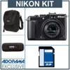 Nikon CoolPix P7000 Digital Camera Kit, - with 8GB SD Memory Card, Camera Case, USB 2.0 SD Card Reader