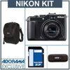 Nikon CoolPix P7000 Digital Camera Kit - Refurbished by Nikon U.S.A.- with 8GB SD Memory Card, Camera Case, USB 2.0 SD Card Reader
