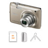 Nikon Coolpix S4100 Digital Camera Kit, - Silver- with 4GB SD Memory Card, Camera Case, Table Top Tripod