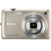 Nikon Coolpix S4300 16 Megapixels Digital Camera with 6x Wide Angle Optical Zoom, 3" LCD Display, HD (720p) Movies, Silver