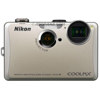 Nikon Coolpix S1100pj Digital Camera, Silver - Refurbished by Nikon U.S.A.