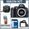 Nikon D3000 10.2 MP DSLR Camera Body Kit, - Refurbished - by Nikon U.S.A. - with 4GB SD Memory Card, Spare EN-EL9 Lithium-Ion Rechargeable Battery,Slinger Camera Bag,Delkin Pop-Up Shade
