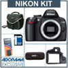Nikon D3000 10.2 MP DSLR Camera Body Kit, - Refurbished - by Nikon U.S.A. - with 8GB SD Memory Card, Spare EN-EL9 Lithium-Ion Rechargeable Battery,Slinger Camera Bag, USB 2.0 SD Card Reader,Delkin Pop-Up Shade