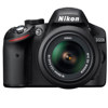 Nikon D3200 24.2 Megapixels Digital SLR Camera with 18-55mm NIKKOR VR Lens, Wi-Fi Connectivity, ISO 100 to 6400 - Black