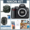 Nikon D5000 Digital SLR Camera Kit / Nikon 18mm - 55mm f/3.5-5.6G AF-S DX (VR) Lens - Refurbished by Nikon U.S.A. - with 8GB SD Memory Card, Spare EN-EL9 Lithium-Ion Rechargeable Battery, Camera System Bag, USB 2.0 SD Card Reader