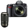 Nikon D90 Digital SLR with AF-S DX NIKKOR 18-105mm f/3.5-5.6G ED VR Lens & Nikon 70mm - 300mm f/4.5 - 5.6G ED-IF AF-S VR Lens - U.S.A. Warranty