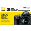 Nikon 2 Year Extended Service Coverage for Nikon D800 / D800E Digital SLR Cameras