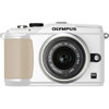 Olympus PEN E-PL2 Digital Camera with 14-42mm II Silver Lens, White