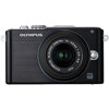 Olympus E-PL3 12.3MP Digital Camera, 3.0 inch Tilt LCD, 14-42mm Zoom Lens, SD Card slot, 1080/60i HD Video Capture, 3D Photo Mode, Black / Black