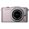 Olympus E-PM1 12.3MP Digital Camera, Pink, with M.Zuiko MSC ED m14-42mm f3.5/5.6 II R Silver Lens