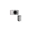 Olympus E-PM1 12.3MP Digital Camera, Silver with M.Zuiko MSC ED m14-42mm f3.5/5.6 II R Silver Lens &amp; Olympus M. Zuiko Digital ED 40-150mm f4.0-5.6 "R" Zoom Lens - Silver