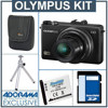 Olympus XZ-1 Digital Camera Kit - Black - with 4GB SD Memory Card, Camera Case, Table Top Tripod,Spare LI- 50B Lithium-Ion Rechargeable Battery