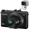 Olympus XZ-1 10 Megapixel Digital Camera -Black - Bundle - with Olympus VF-3 Optical Viewfinder, Silver