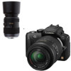 Panasonic Lumix DMC-G3 16 MP Micro System DSLR - Black - Camera / 2 Lens Kit with Lumix G Vario 14-42mm/F3.5-5.6 and 45-200mm f/4-5.6 G Zoom Lenses