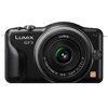 Panasonic Lumix DMC-GF3 Digital Camera with 14mm f/2.5 Lens, Black