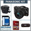 Panasonic Lumix DMC-GF3 Digital Camera with 14-42mm Zoom Lens, Black - Bundle - with 16GB SD Memory Card, Camera Case, USB 2.0 SD Card Reader, Red Giant Magic Bullet PhotoLooks V1.5 Software