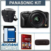 Panasonic Lumix DMC-GF3 Digital - Black - Camera Kit with 14 - 42mm f/3.5-f/5.6 G "X" collapsible pancake zoom Black Lens - Bundle - with 16GB SD Memory Card, Camera Case, USB 2.0 SD Card Reader, Red Giant Magic Bullet PhotoLooks V1.5 Software