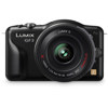 Panasonic Lumix DMC-GF3 Digital - Black - Camera Kit with 14 - 42mm f/3.5-f/5.6 G"X" collapsible pancake zoom Black Lens