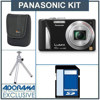 Panasonic LUMIX DMC-ZS15 Digital Camera Kit - Black - with 8GB SD Memory Card, Camera Case, Table Top Tripod