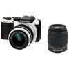 Pentax K-01 Digital Camera Dual Lens Kit with Pentax DAL 18-55mm 3.5/5.6 Lens and - DAL 50-200mm f/4-5.6 Lens - White
