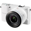 Samsung NX1000 Mirrorless 20.3MP Digital Camera with 20-50mm Lens, HD 1080p Video, 3D Panorama, i-Function 2.0, 3" LCD Display, White