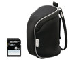 Sony 8GB SDHC Memory Card and Camcorder Case