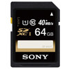 Sony 64GB UHS1 R40 Class 10 High Speed SDHC/SDXC Memory Card