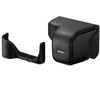 Sony LCS-ELC6 Just-Fit Leather Body Case and Lens Jacket LCS-ELC6/B, Sony brand