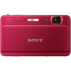 Sony Cyber-Shot DSC-TX55 Digital Camera, 16.2 Megapixel, Full HD 1080/60i Movies, 3.3 inch OLED Display, Backlight Correction, Red