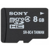 Sony 8GB microSDHC Memory Flash Card SR8A4