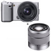Sony Alpha NEX-5 Digital Camera Kit - Silver - with 16mm F2.8 E-mount Lens &amp; Sony 18-55mm F3.5-5.6 E-mount Lens