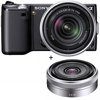 Sony Alpha NEX-5 Digital Camera Kit - Black - with 18-55mm F3.5-5.6 E-mount Lens &amp; Sony 16mm F/2.8 E-mount Lens