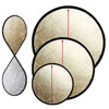 JTL 42" Round Foldable Portable Light Reflector, Gold &amp; Silver