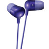 JVC Marshmallow In-Ear Stereo Headphones, Gold-Plated 3.5mm Plug, Violet