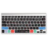 KB Covers Aperture Keyboard Cover for Apple Ultra-Thin Wireless and Compact Wired Keyboard, Clear with Colored Buttons