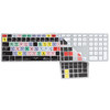 KB Covers Final Cut Pro/Express Keyboard Cover for Apple Ultra-Thin Keyboard, Clear with Colored Buttons