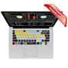 KB Covers SSL-M-CC Serato Scratch Live Keyboard Cover with Black Keys for MacBook, MacBook Air and Unibody MacBook Pro, Clear with Color Buttons