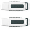 Kingston Technology Two Pack (2) of 4GB DataTraveler I Generation 3 USB 2.0 Flash Drive, White and Gray