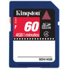 Kingston Technology 4GB Class 4 Secure Digital High Capacity (SDHC) Video Memory Card