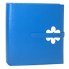 Kleer-Vu Photo / Memo Album with Closure, Daisy Collection, Dark Blue, Holds 200 4x6" Photos, 2 Per Page.