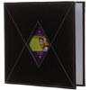 Kleer-Vu Hand Crafted leatherette BookBound Memo Album With Window, Holds 200 4x6" 2-Up Photos, Color: Black.