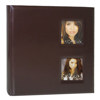 Kleer-Vu Euro Spec Leatherette Bookbound Album with Cover Window, Holds 200 4x6" 2-Up Photos, Color: Assorted