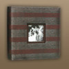 Kleer-Vu Riviera Raised Print Leatherette Horizontally Striped BookBound Memo Album, Holds 200 4x6" 2-Up Photos, Color: Assorted