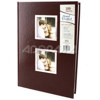 Kleer-Vu Photo / Memo Album, Double Window Collection, Burgundy, Holds 300 4x6" Photos, 3 Per Page.