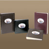Kleer-Vu Genuine Leatherette Bookbound Memo Album with Cover Window, Holds 200 4x6" 2-Up Photos, Color: Assorted