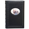 Kleer-Vu Genuine leatherette BookBound Memo Album With Window , Holds 300 4x6" 3-Up Photos, Color: Black.
