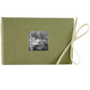 Kolo Noci Brag Book, 4-1/4" x 6½" Picture Album, Sage Covers with Soft White Pages, Holds 24 4x6" Photos, 1 Per Page.
