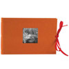 Kolo Noci Brag Book, 4-1/4" x 6½" Picture Album, Mango Covers with Soft White Pages, Holds 24 4x6" Photos, 1 Per Page.